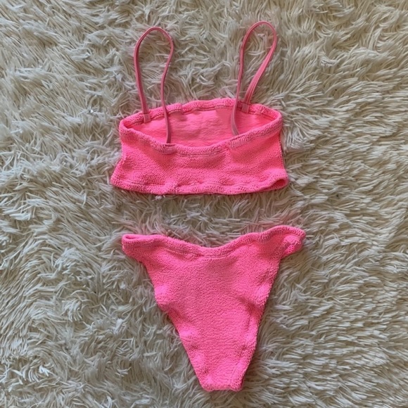 Hunza G Pink Bikini NWT - Picture 5 of 8